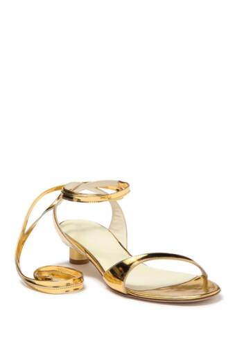 Incaltaminte femei tibi scott specchio ankle wrap sandal gold
