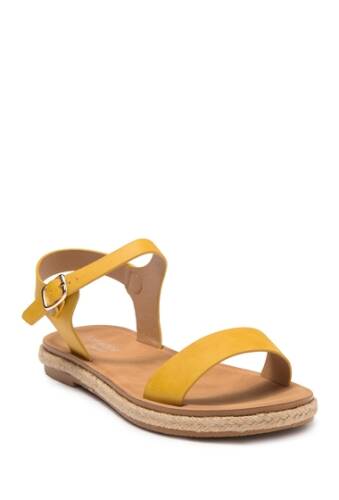 Incaltaminte femei top moda nicole espadrille sandal yellow