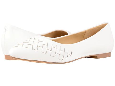 Incaltaminte femei Trotters estee woven off-white woven leather