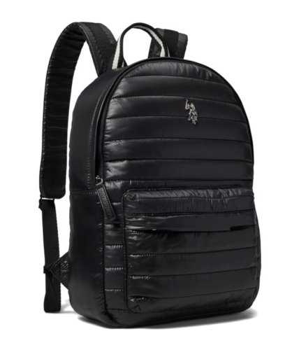 U.s. Polo Assn Incaltaminte femei us polo assn quilted backpack black