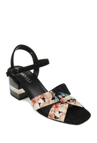 Incaltaminte femei vaneli liko block heel sandal - multiple widths available black