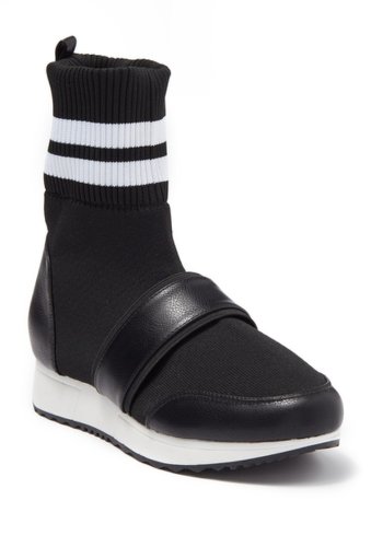 Incaltaminte femei vintage havana adelle tube sock sneaker black
