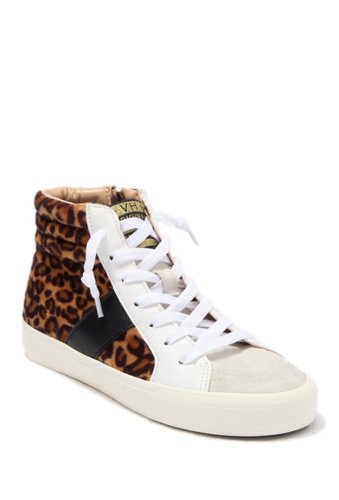 Incaltaminte femei vintage havana daniella faux fur leopard print sneaker crazy leopard