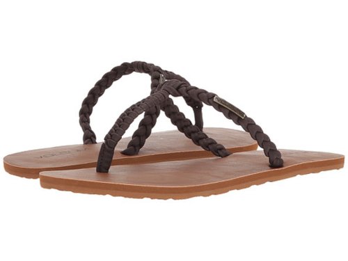 Incaltaminte femei volcom fishtail sandals brown