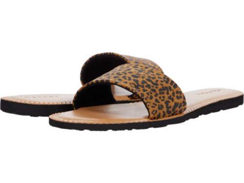 Incaltaminte femei volcom simple slide sandals cheetah