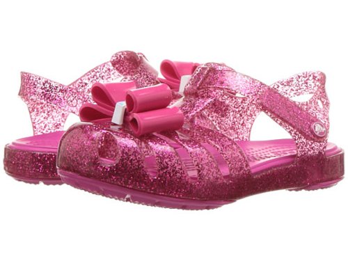 Incaltaminte fete crocs isabella bow sandal (toddlerlittle kid) candy pink