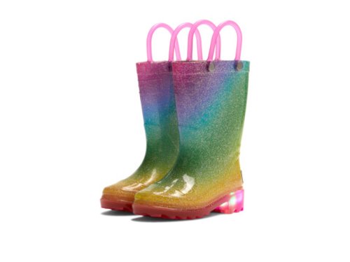 Incaltaminte fete western chief kids celestial ombre lighted waterproof boot (toddlerlittle kid) multi