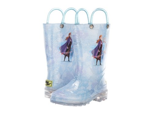 Incaltaminte fete western chief kids frozen northern myth lighted rain boots (toddlerlittle kid) ice blue