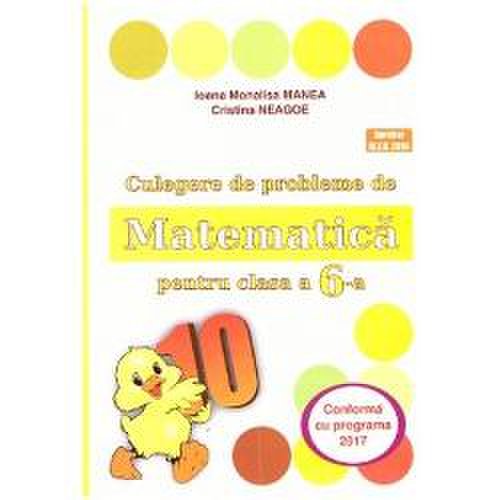 Culegere de probleme de matematica pentru clasa a vi a (editia 2020) puisor