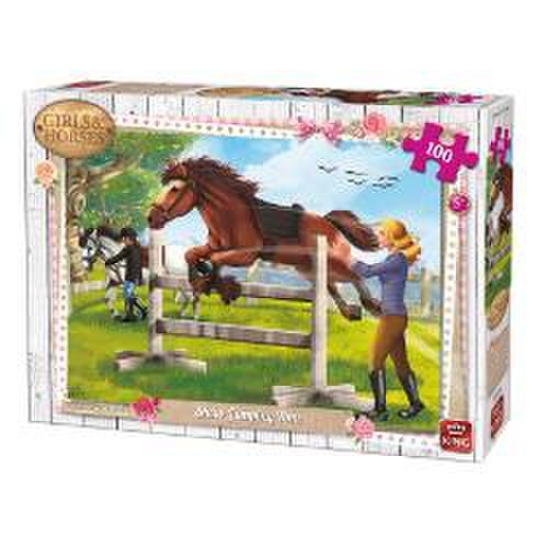 Puzzle 100 piese jumping time kg05295