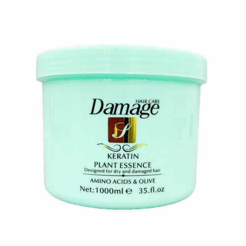 Masca de par, damage hair care, keratin plant essence, amino acids & olive, 1000ml