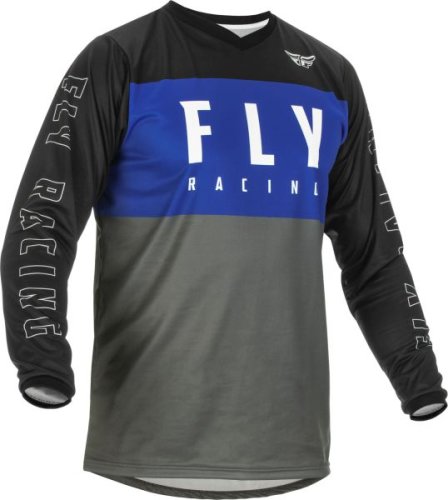 Tricou fly racing f-16 culoare negru albastru gri marime xl