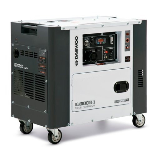 Generator daewoo ddae10000dse-3b diesel 8.1 kw (400v) max 7.5kw (400v) electric starter