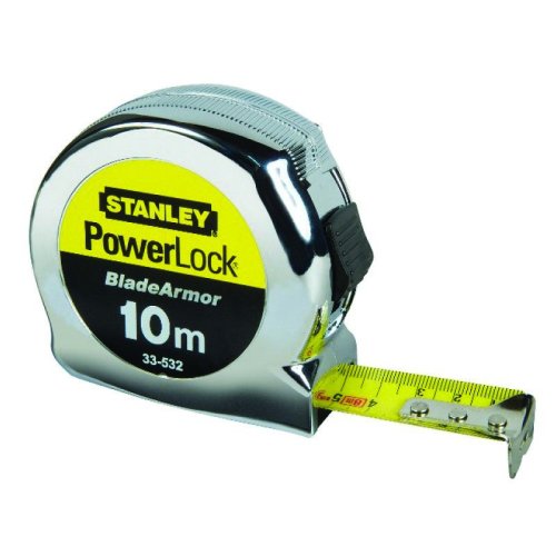 Ruleta micro powerlock 10m x 32mm stanley - 0-33-532