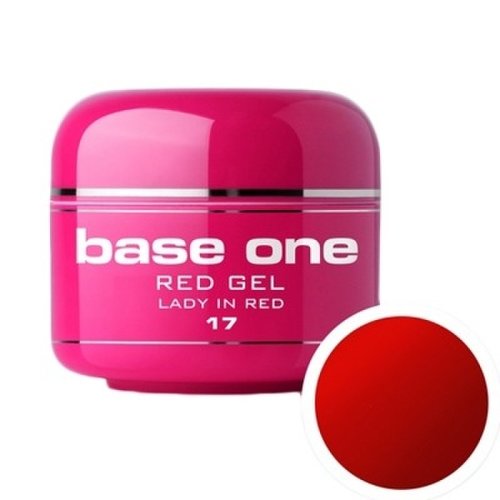 Gel color base one red lady in red *17 5g