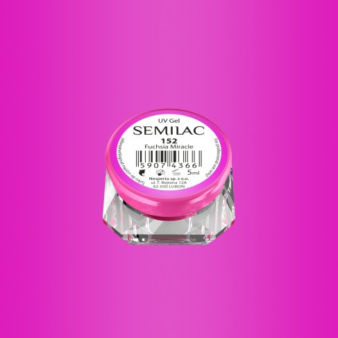 Semilac gel color fuchsia miracle 152