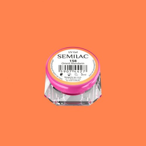 Semilac gel color orient manadarin 158