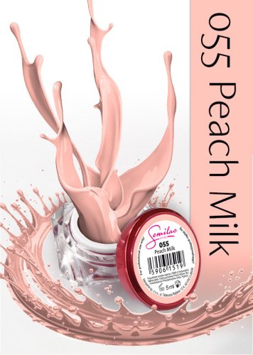 Semilac gel color peach milk 055