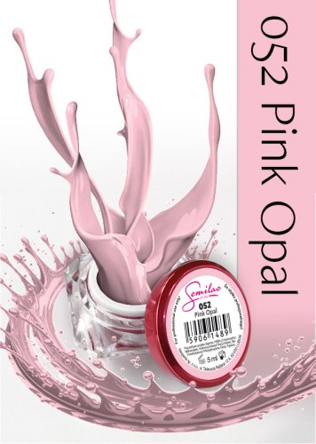 Semilac gel color pink opal 052