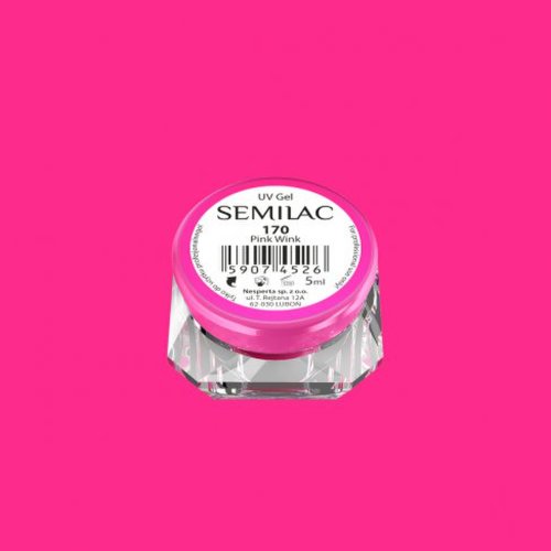 Semilac gel color pink wink 170