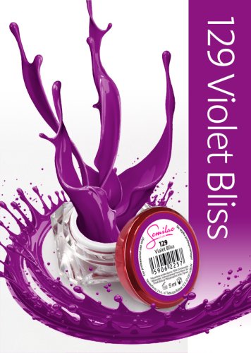 Semilac gel color violet bliss 129