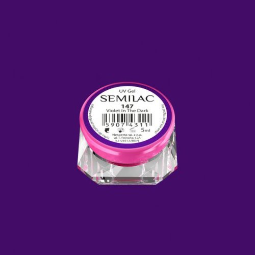 Semilac gel color violet in the dark 147
