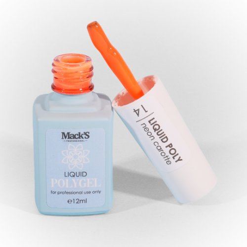 Mack's liquid polygel neon carotte - 14, 12ml