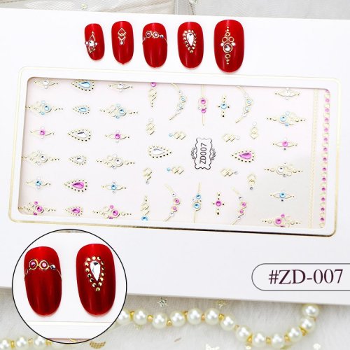 Oem Sticker 3d manichiura nail art cristal zd007