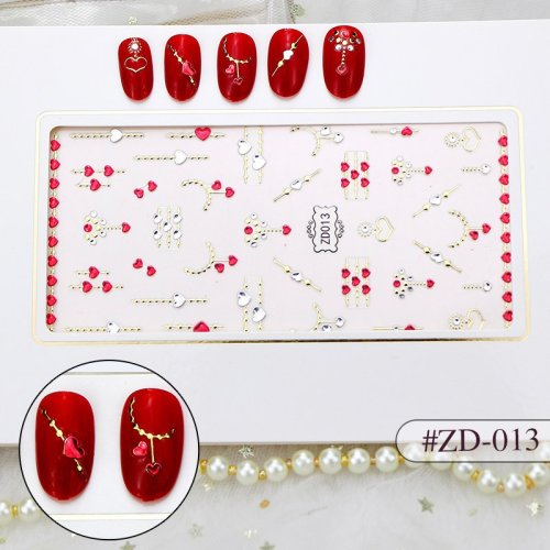 Oem Sticker 3d manichiura nail art cristal zd013