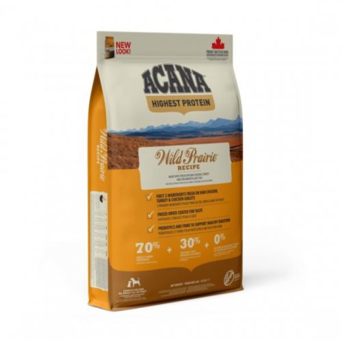 Acana wild prairie dog, hrana uscata fara cereale, 11,4 kg