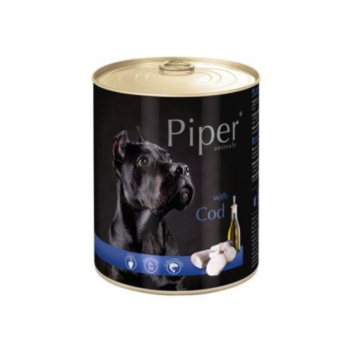 Piper adult, hrana umeda, carne de cod, 800 g