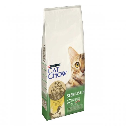 Purina cat chow pisica adult sterilizat cu pui - 15 kg