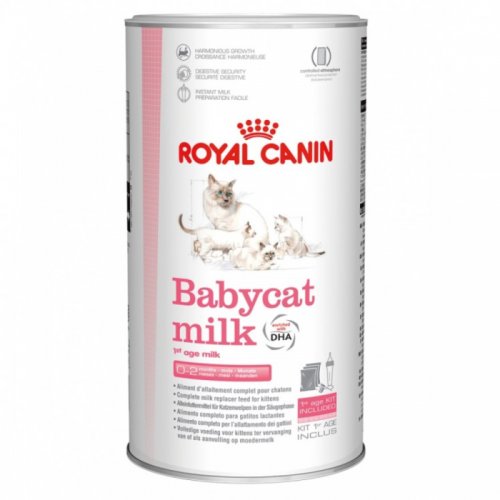 Royal canin babycat milk - lapte praf pentru pisici cu biberon si tetina - 300 g