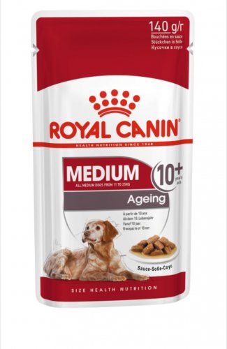 Royal canin medium ageing hrana umeda caine senior (in sos), 140 g