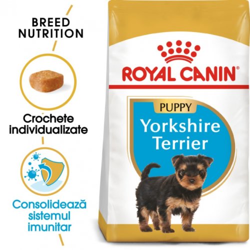 Royal canin yorkshire puppy hrana uscata caine junior, 500 g