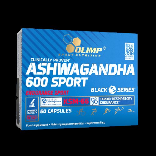 Ashwagandha 600 sport, 60 capsule, olimp sport nutrition