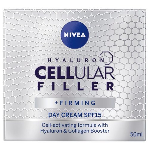 Crema de zi anti-imbatranire hyaluron cellularfiller spf 15, 50ml, nivea