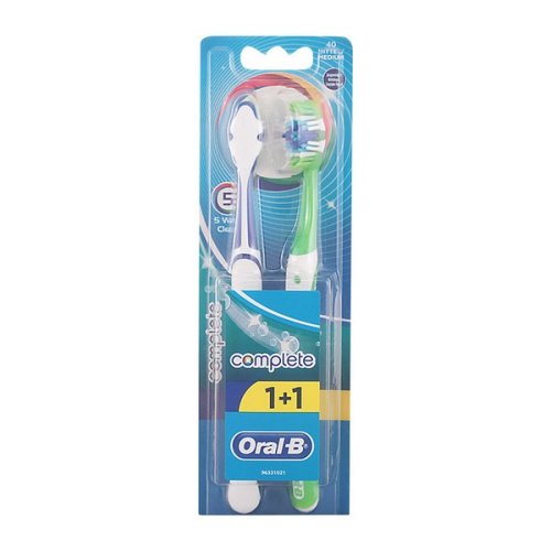 Periuță de dinți complete 5 ways clean oral-b (2 uds)