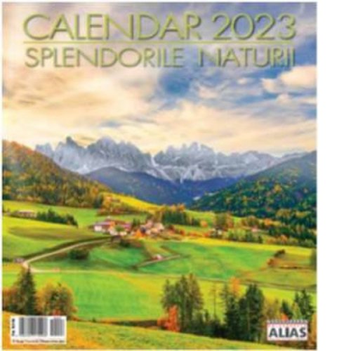 Calendar 2023 splendorile naturii 12+1 file