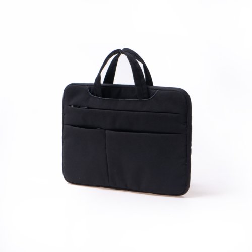 Husa pentru laptop impermeabila, geanta de mana, 15.6 inch, negru