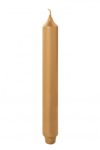 Lumanare candle, parafina, auriu, 25x3 cm