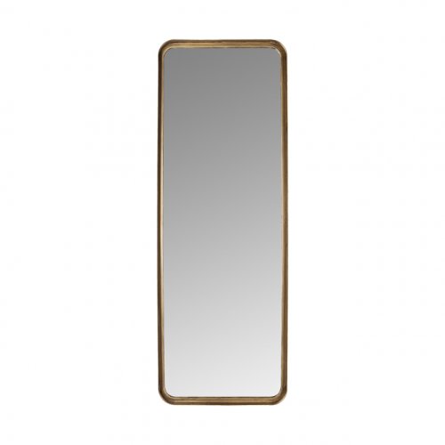 Oglinda carlo, fier, auriu, 120x42.5x4 cm