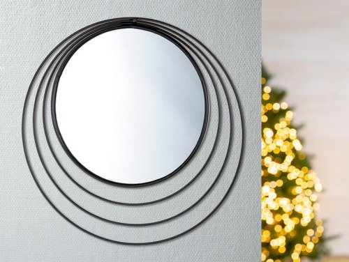 Oglinda de perete, circles, metal, 1.5xxx37 cm