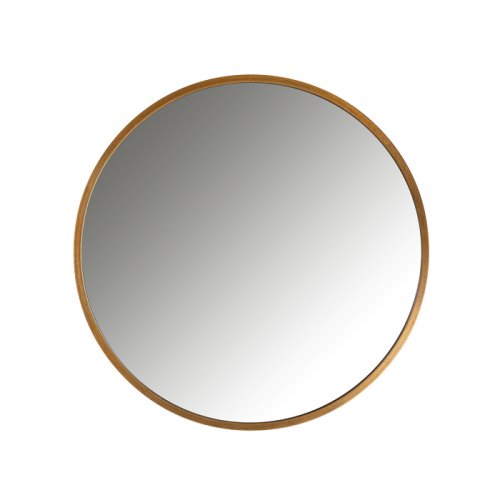 Oglinda maeron, mdf fier oglinda, auriu, 70x70x2.2 cm