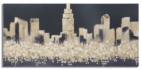 Mauro ferretti pictura pe panza golden city cm 150x3,8x70
