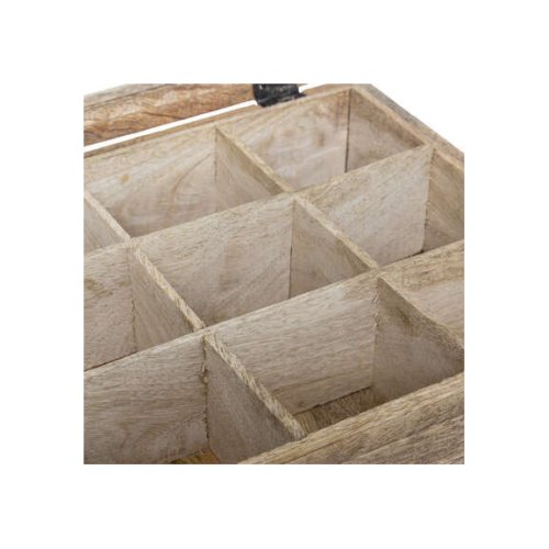 Cutie din lemn pentru ceai x9