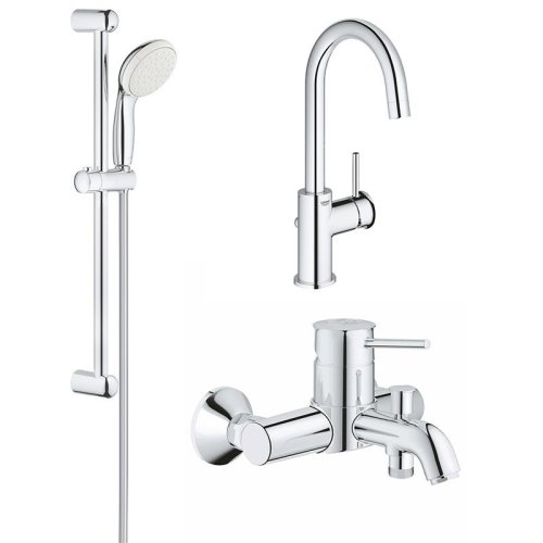 Set complet baterii baie 3 in1 grohe classic marimea l (23783000,23787000,27853001)