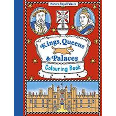 Kings, queens and palaces colouring book