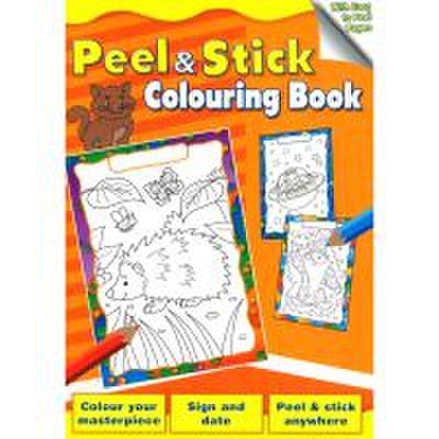 Peel and stick colouring book: vol. 3