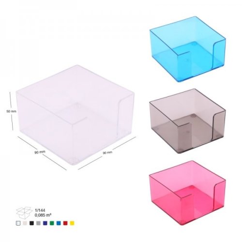 Ark Suport cub colorat pentru notite si etichete rosu